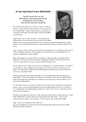A preview of a PDF biography for Brodie, Hugh Rowell